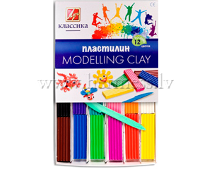 Plastilns, Lu "Klassika", 12 krsu.